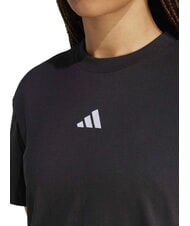 ADIDAS 3 STRIPES Sports T-shirt, pure cotton black - T-shirt - 3