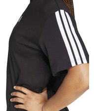 ADIDAS 3 STRIPES Sports T-shirt, pure cotton black - T-shirt - 4