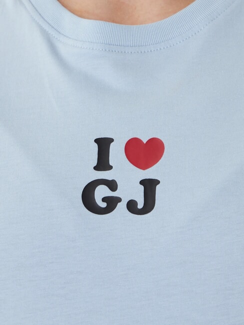 I LOVE Cotton T-Shirt fog blue - T-shirt