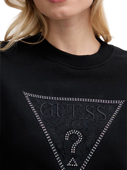 TRIANGLE LACE Sweatshirt jetbla - Women's Sweatshirts