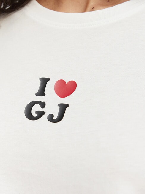 I LOVE Cotton T-Shirt purwhite - T-shirt