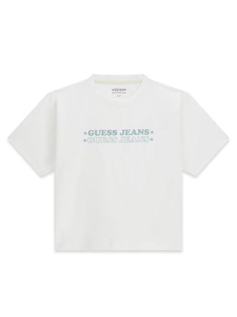 BOXY PRINT STAR Cotton T-Shirt purwhite - T-shirt