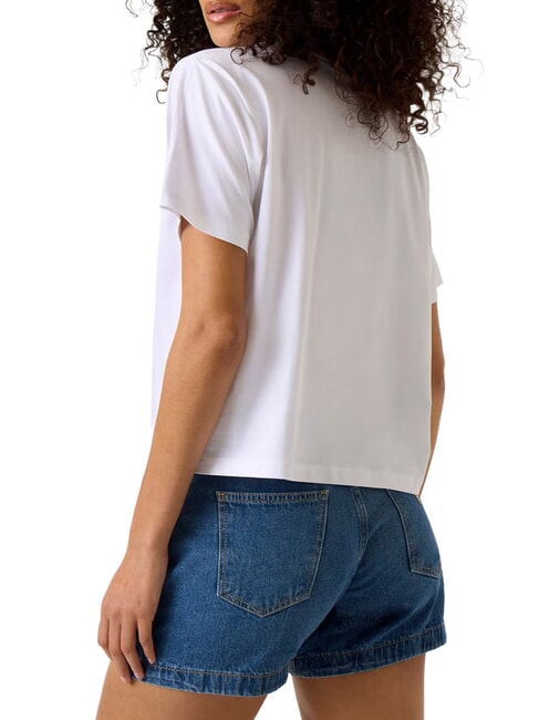 BOXY PRINT STAR Cotton T-Shirt purwhite - T-shirt