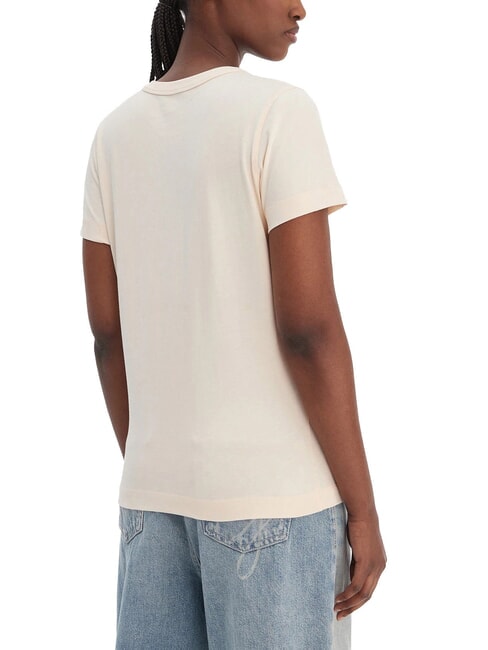 3D SCRIPT Cotton T-shirt cosmic vanilla - T-shirt