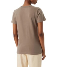 GUESS 3D SCRIPT Cotton T-shirt walnut shell - T-shirt - 2