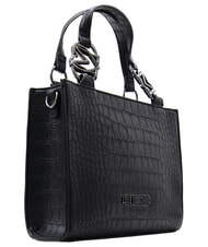 LOVE MOSCHINO JEWEL CROCO Handbag, with shoulder strap Black - Women&rsquo;s Bags - 2