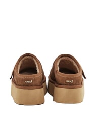 GAUD&Igrave; LELLA Suede clogs COGNAC - Women&rsquo;s shoes - 3