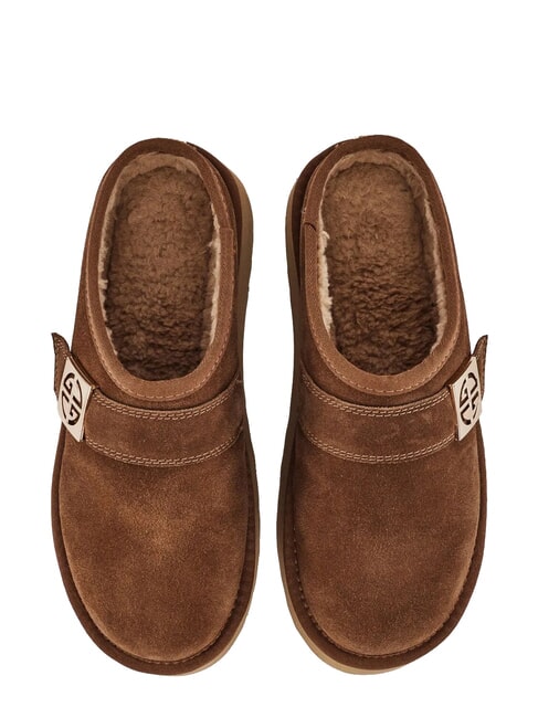 LELLA Suede clogs COGNAC - Women&rsquo;s shoes
