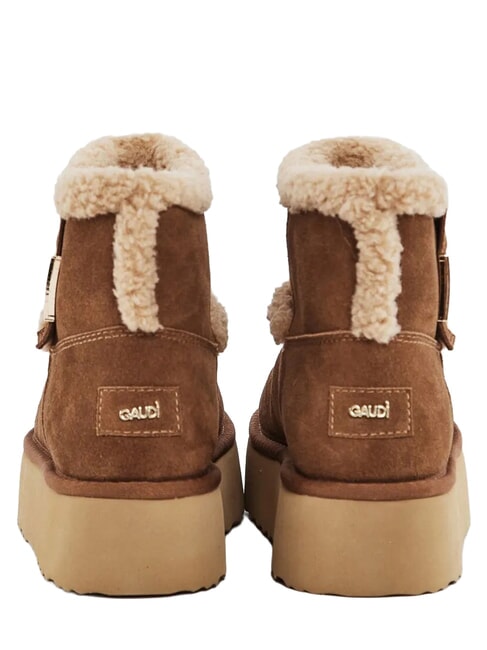 LELLA Suede ankle boots COGNAC - Women&rsquo;s shoes