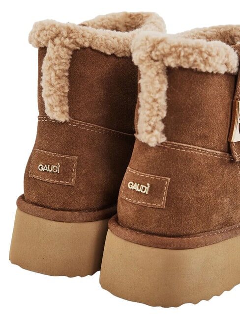 LELLA Suede ankle boots COGNAC - Women&rsquo;s shoes