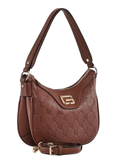 LEA Mini hobo shoulder bag, with shoulder strap BROWN - Women&rsquo;s Bags