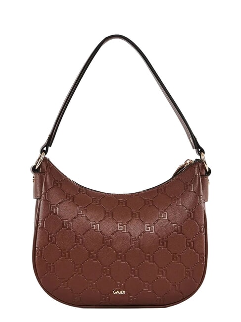 LEA Mini hobo shoulder bag, with shoulder strap BROWN - Women&rsquo;s Bags