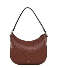 GAUD&Igrave; LEA Mini hobo shoulder bag, with shoulder strap BROWN - Women&rsquo;s Bags - 3