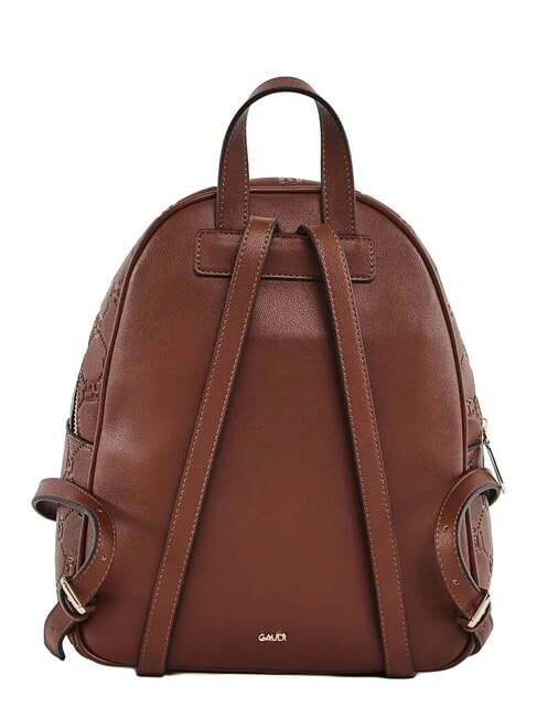 LEA Backpack with GJ lettering embossed BROWN - Women&rsquo;s Bags