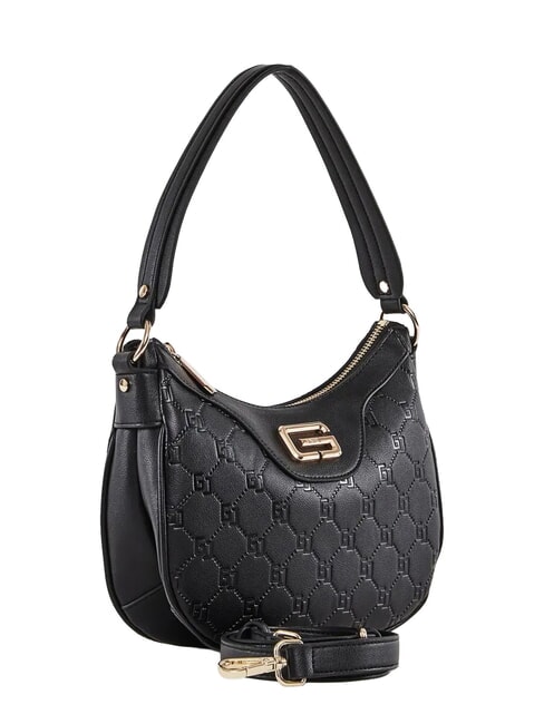 LEA Mini hobo shoulder bag, with shoulder strap BLACK - Women&rsquo;s Bags