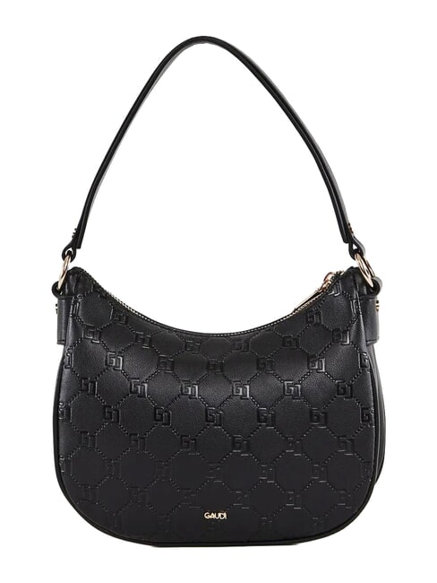 LEA Mini hobo shoulder bag, with shoulder strap BLACK - Women&rsquo;s Bags