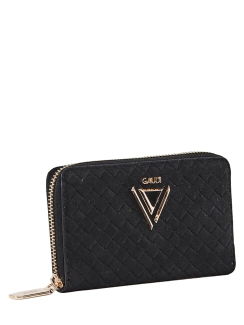 BEA BRAID Compact, zip-around wallet BLACK - Women&rsquo;s Wallets