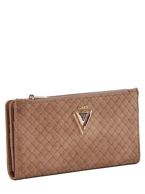 BEA BRAID Large, woven wallet sand - Women&rsquo;s Wallets
