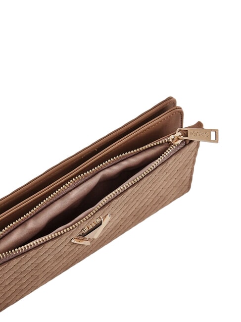 BEA BRAID Large, woven wallet sand - Women&rsquo;s Wallets