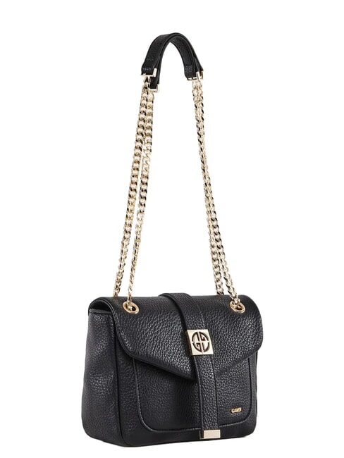 LYNN PLAIN Mini crossbody bag with chain shoulder strap BLACK - Women&rsquo;s Bags