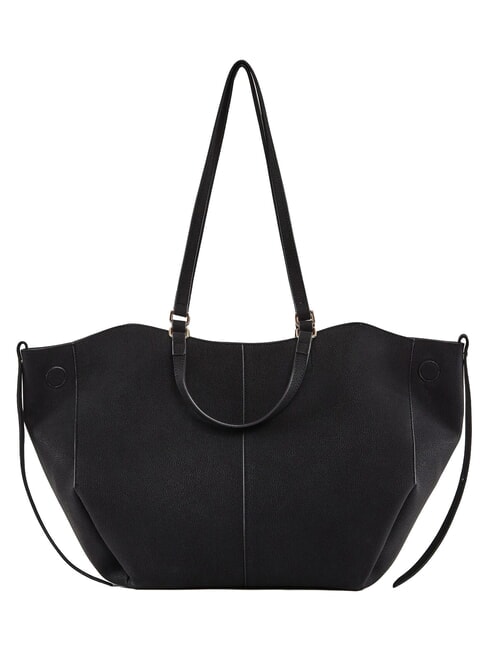 GOLENE Shoulder shopping bag, with removable clutch BLACK - Women&rsquo;s Bags