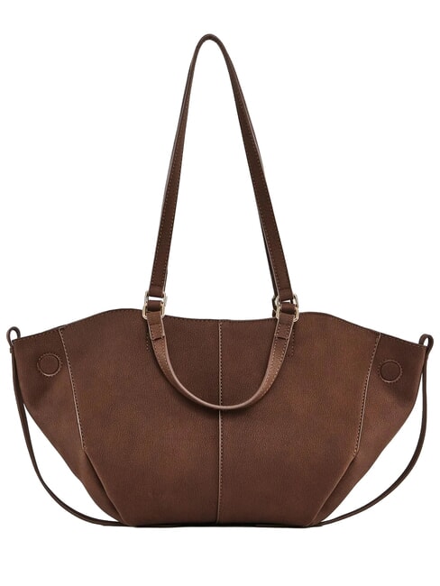 GOLENE Mini shopping bag with removable pouch BROWN - Women&rsquo;s Bags