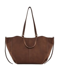 GAUD&Igrave; GOLENE Shoulder shopping bag, with removable clutch BROWN - Women&rsquo;s Bags - 3
