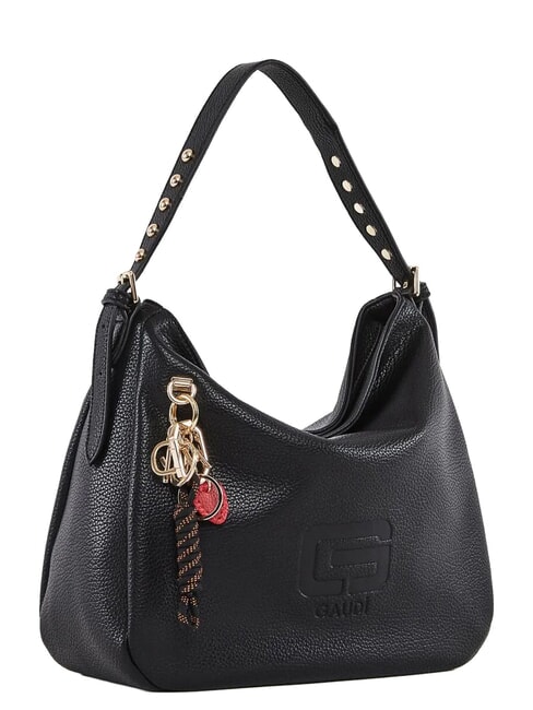 GRETA Shoulder bag with charm BLACK - Women&rsquo;s Bags