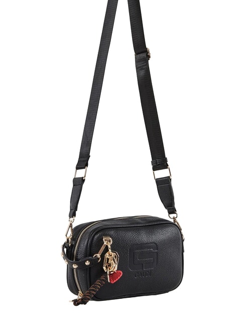 GRETA Mini shoulder bag, with charm BLACK - Women&rsquo;s Bags