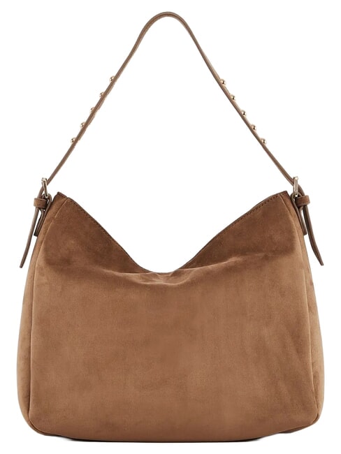 GRETA SUEDE Shoulder bag with charm sand - Women&rsquo;s Bags