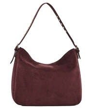 GAUD&Igrave; GRETA SUEDE Shoulder bag with charm burgundy - Women&rsquo;s Bags - 3