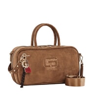 GAUD&Igrave; GRETA SUEDE Handbag with shoulder strap and charm sand - Women&rsquo;s Bags - 2