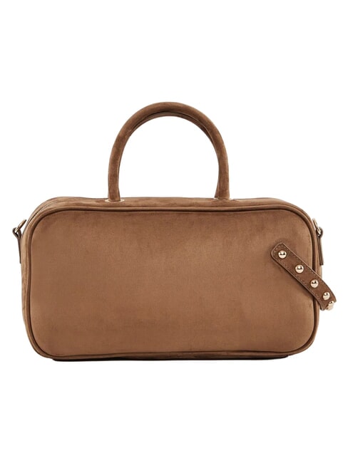 GRETA SUEDE Handbag with shoulder strap and charm sand - Women&rsquo;s Bags