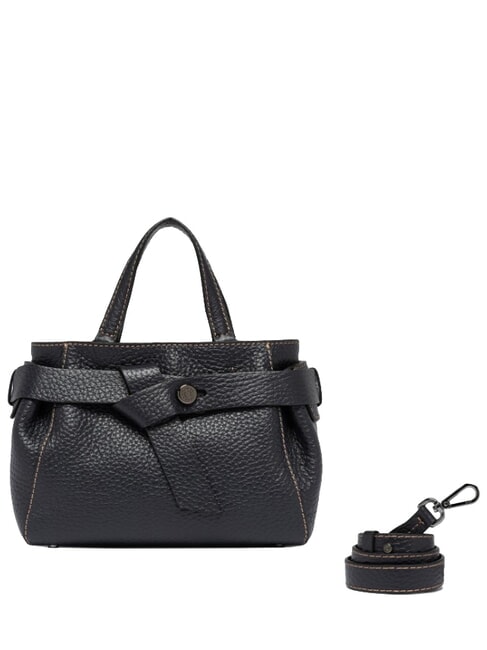 MIRANDA Leather handbag with shoulder strap Black - Women&rsquo;s Bags