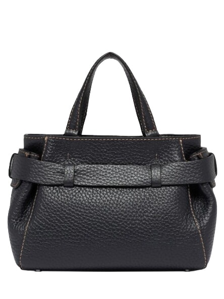 MIRANDA Leather handbag with shoulder strap Black - Women&rsquo;s Bags