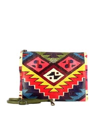 GABS BEYONCE MULTICOLOR M Leather clutch bag with shoulder strap file - Women&rsquo;s Bags - 4