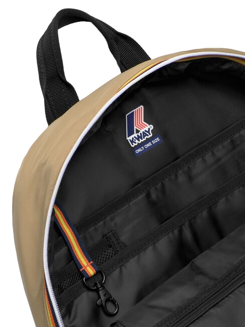 LAON Nylon backpack beige khaki - Backpacks & School and Leisure