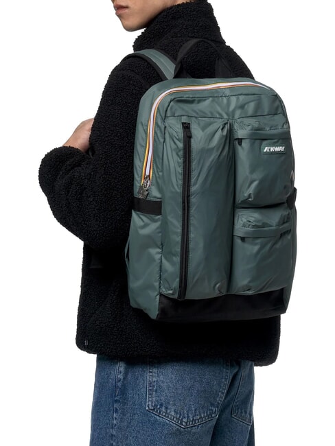 AMBERT 15.6" laptop backpack green balm - Laptop backpacks