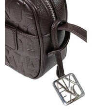 ARMANI EXCHANGE LIZ PEBBLE Camera bag with embossed logo antagonist - Women&rsquo;s Bags - 4