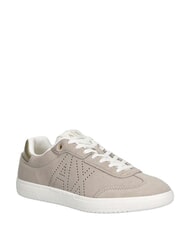 ARMANI EXCHANGE BEA Leather sneakers script+pale gold - Women&rsquo;s shoes - 5