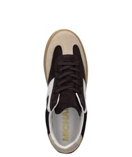 MICHAEL KORS JOVIE Leather sneakers chocolate - Women&rsquo;s shoes - 4