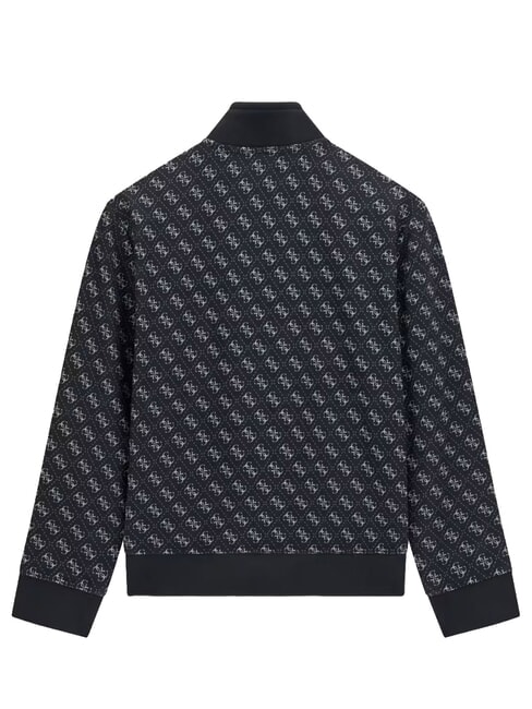 KIDS ACTIVE Full zip sweatshirt 4g aop jet black - Baby Sweatshirt