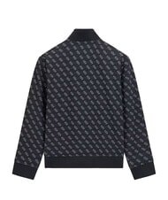 GUESS KIDS ACTIVE Full zip sweatshirt 4g aop jet black - Baby Sweatshirt - 2