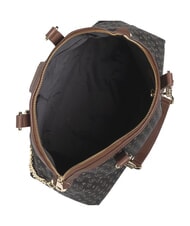 POLLINI HERITAGE Dome shoulder bag with chain handles black brown - Women&rsquo;s Bags - 6