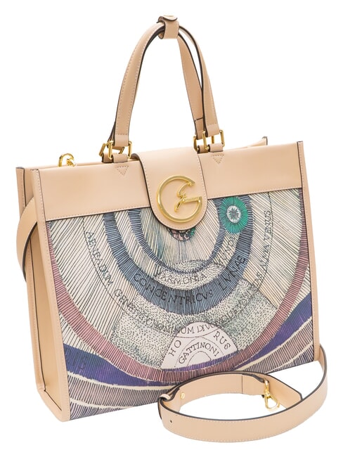 PLANETARIUM Handbag, with shoulder strap watercolor/beige - Women&rsquo;s Bags