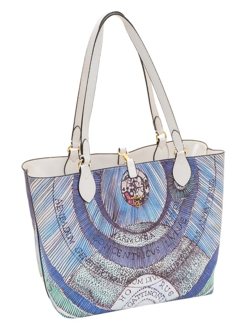 PLANETARIUM Double-sided shopper white/aquamarine - Women&rsquo;s Bags