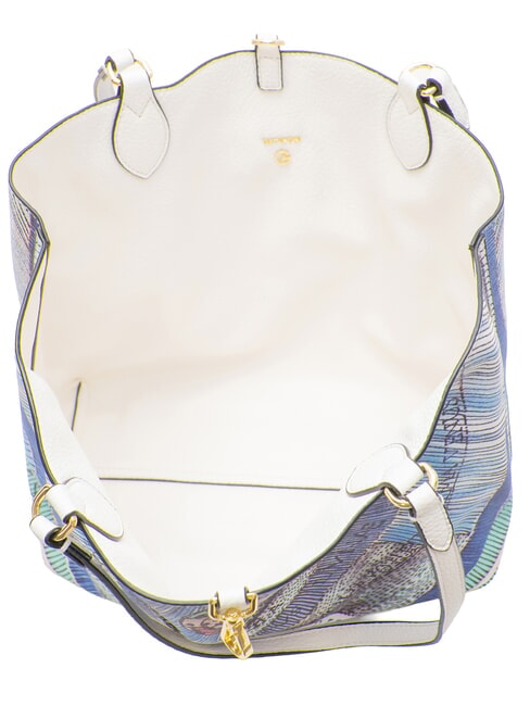 PLANETARIUM Double-sided shopper white/aquamarine - Women&rsquo;s Bags