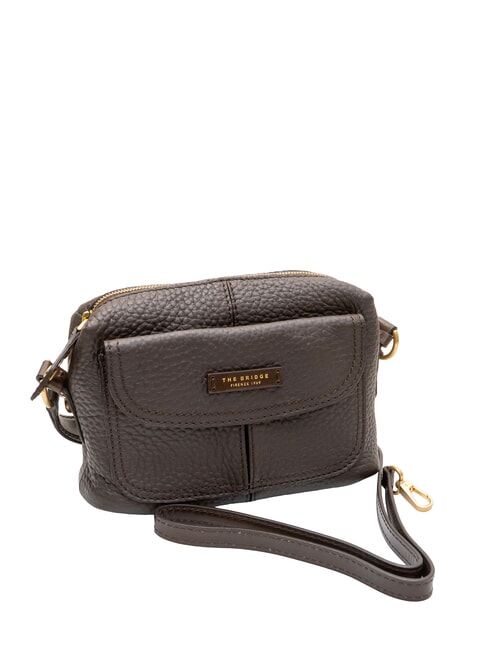 MARTINA Mini handbag with shoulder strap mocha with gold - Women&rsquo;s Bags