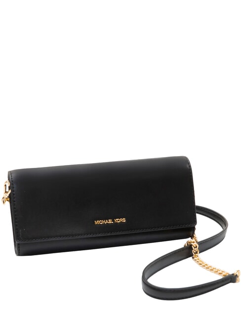 JET SET Shoulder bag, in leather black - Women&rsquo;s Bags