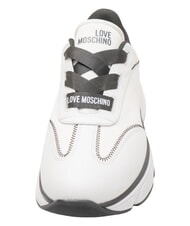 LOVE MOSCHINO STARDUST High-soled sneakers White black - Women&rsquo;s shoes - 5